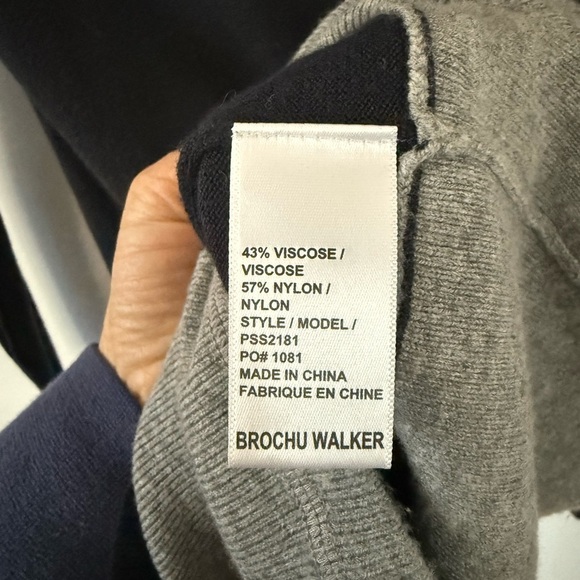 Brochu Walker Lightweight Layered Knitted Sweater | Size XS - Picture 3 of 7